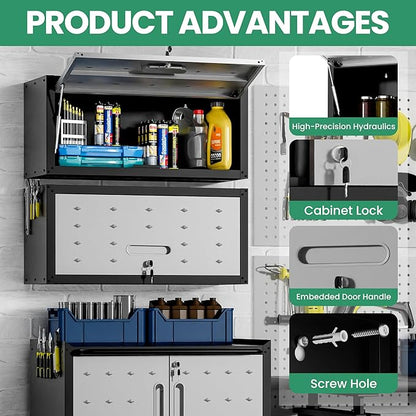 10-Piece Heavy Duty Steel Garage Cabinet System | All-in-One Modular Garage - Image 5