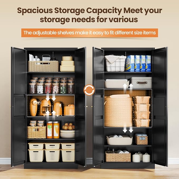 Yizosh Metal Storage Cabinet - Image 5