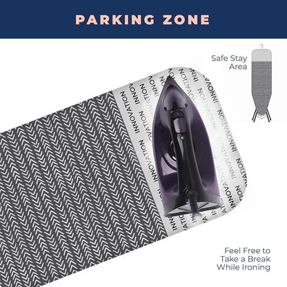 Happhom Ironing Board, Compact and Space Saver Iron Board, Safety Ironing - Image 4