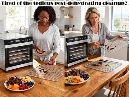 Non-Stick Silicone Dehydrator Liners: 12.5x9.8 inch Fit Cercker/DBC-07A/DBC-14A - Image 3