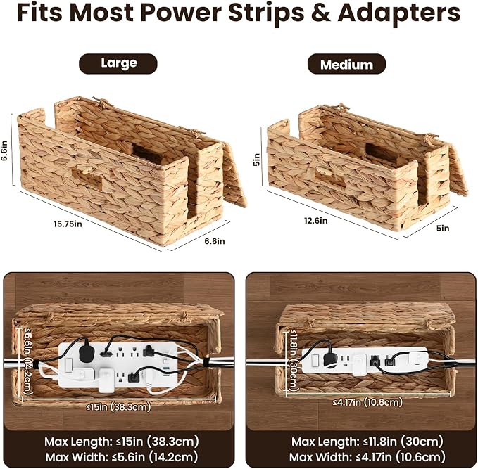 2 Pack Cable Management Box - Image 2