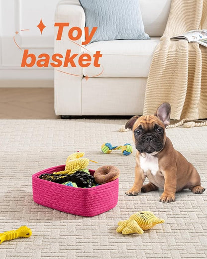 Small Woven Basket, Storage Basket - Image 5