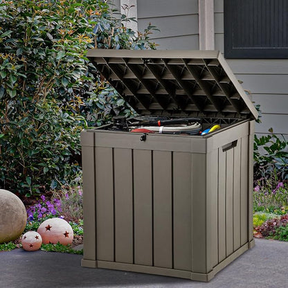 YITAHOME Deck Box, 51 Gallon Weatherproof Outdoor Storage Container - Image 8