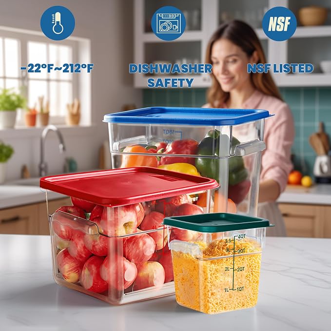 4 Pack Food Storage Containers - Image 5