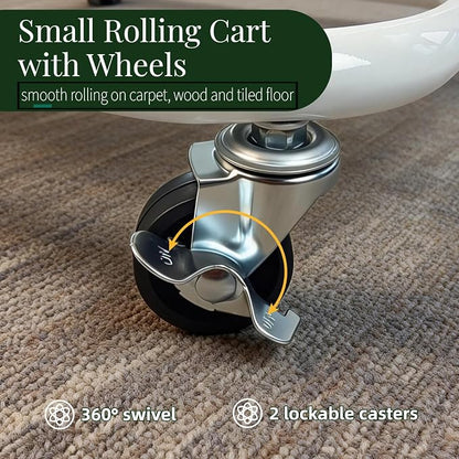 2 Tier Under Desk Storage Cart - Image 6