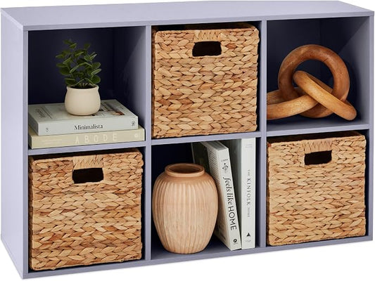 Best Choice Products Kids Bookcase 6-Cube Storage Organizer, 11in Shelf Opening by Unknown