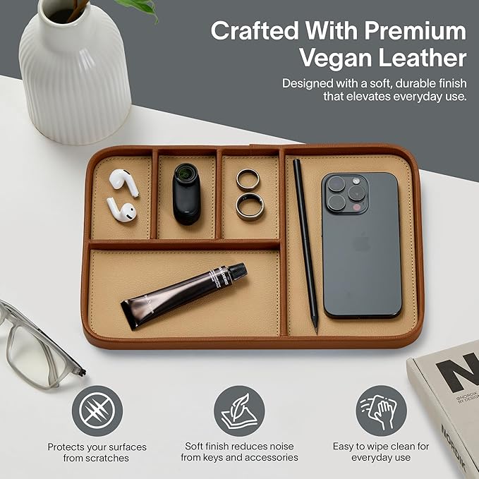 Nordik Leather Valet Tray - Image 3