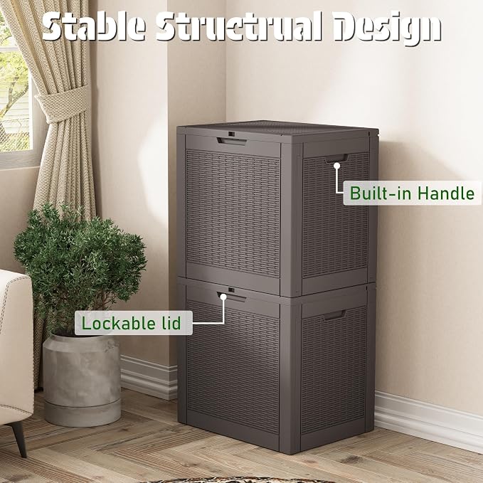 NUNU LAB 35 Gallon Outdoor Storage Box Waterproof, Outside Package Delivery - Image 7