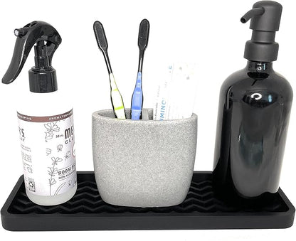 Happitasa Silicone Kitchen Sink Organizer Tray, Sponge Holder and Countertop - Image 7