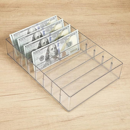 2 Packs Mail Organizer Plastic Cash Tray - Image 5