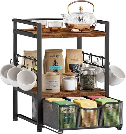 Plaviya 3-Tier Tea Bag Organizer by Plaviya