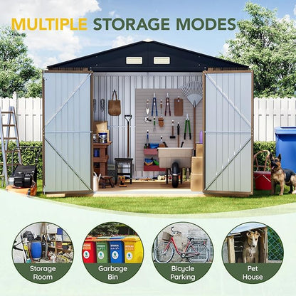 Breezz 10x12 FT Outdoor Storage Shed - Image 3