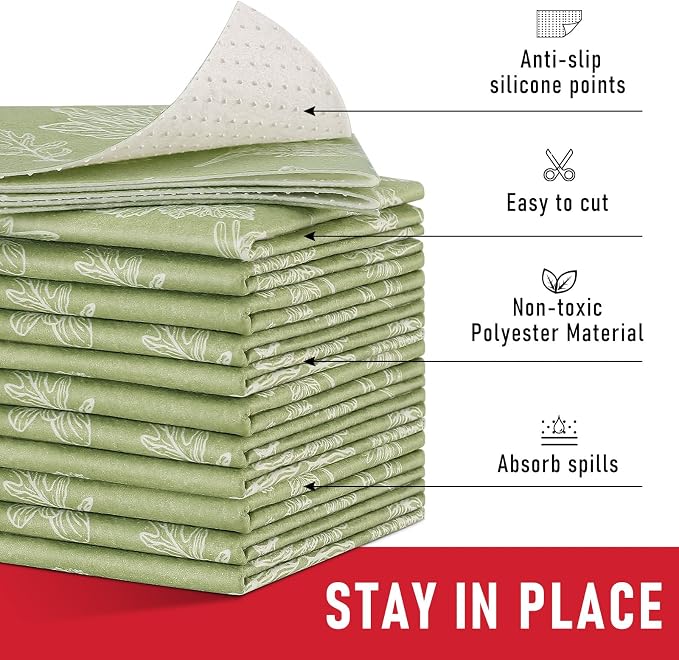 Cooyes Large Fridge Liners for Refrigerator, 17.7" × 24", Drawer & Shelf Liners - Image 4