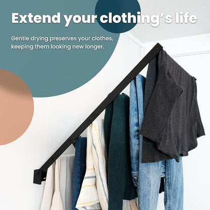 Wall Mounted Drying Rack – Foldable Laundry Drying Rack - Image 7