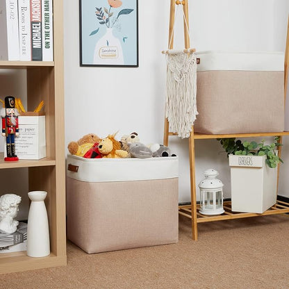 HNZIGE Large Fabric Storage Basket - Image 4