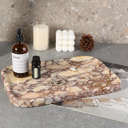Calacatta Marble Vanity Trays, Marble Bathroom Tray Countertop, Luxury - Image 6