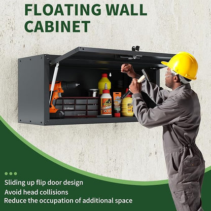 Metal Tool Cabinet, Garage Storage Cabinet System, Wall Cabinet & Locking - Image 5
