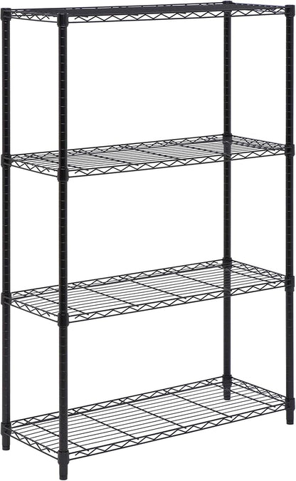 Honey-Can-Do 4-Tier Heavy Duty Adjustable Shelving Unit, 250-lb Per Shelf Metal - Image 4