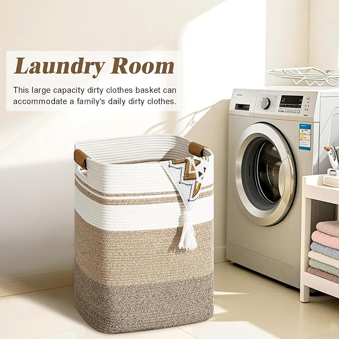 Laundry Hamper, 85L Tall Laundry Basket - Image 4
