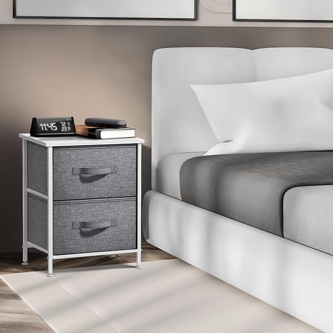 Sorbus Nightstand with 2 Drawers - Image 2