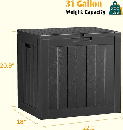 NUNU LAB 31 Gallon Outdoor Storage Box Waterproof, Outside Package Delivery - Image 3