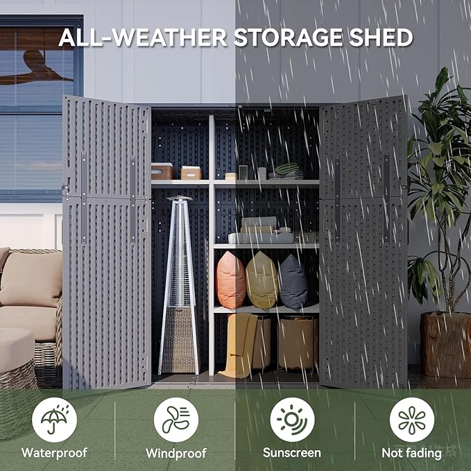 Aoxun Outdoor Storage Shed - Image 4