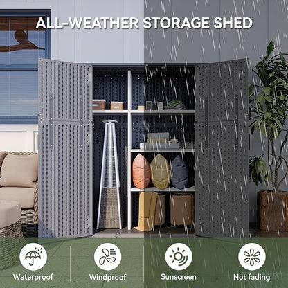 Aoxun Outdoor Storage Shed - Image 4