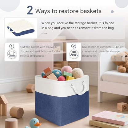 FinishingBo 11 inch Cube Storage Bin - Image 7