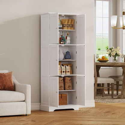 ChooChoo 63.2" Tall Bathroom Storage Cabinet - Image 8