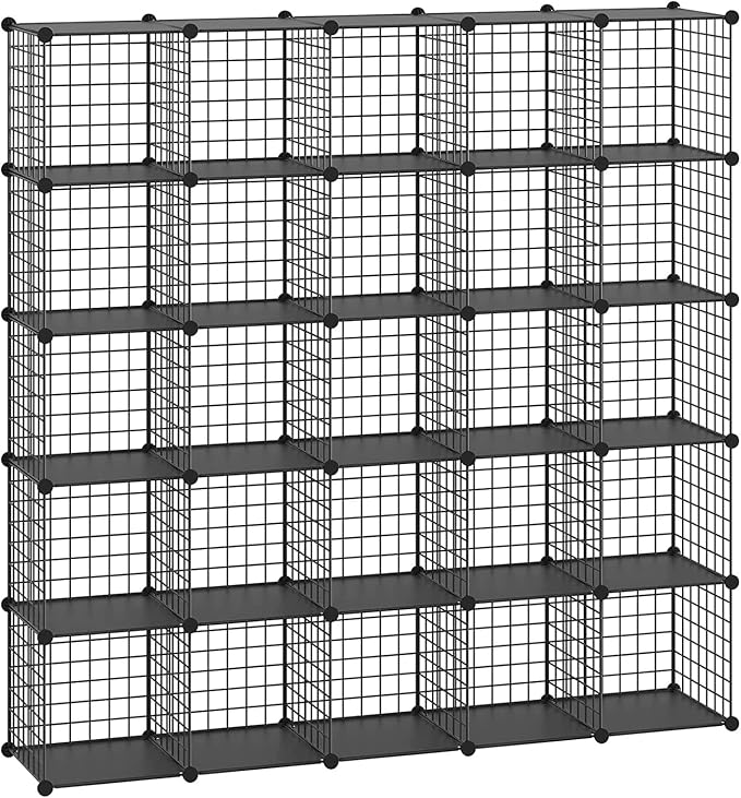 HUBSON Wire Cube Storage Organizer, Book/Toy/Craft/Potted Plants and petCloset by HUBSON