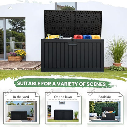 Greesum 230 Gallon HDPE Outdoor Storage Box - Image 6