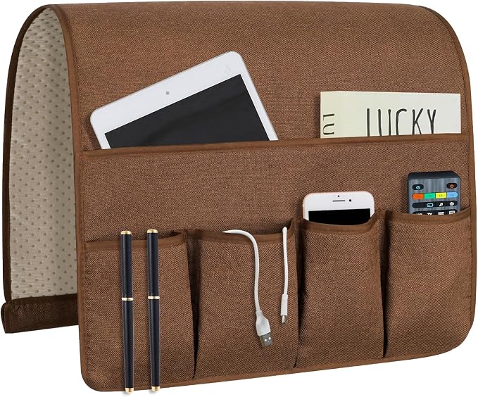 NB Sofa Armrest Organize remote holder bedside caddy organizer by Unknown