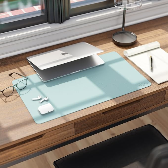 Smead Desk Pad, Vegan Leather Desk Mat - Image 7
