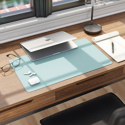 Smead Desk Pad, Vegan Leather Desk Mat - Image 7
