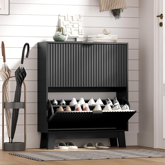 HUANLEGO Shoe Cabinet Storage for Entryway by HUANLEGO