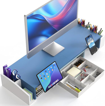 Simple Houseware Desk Dual Monitor Stand Riser - Image 2