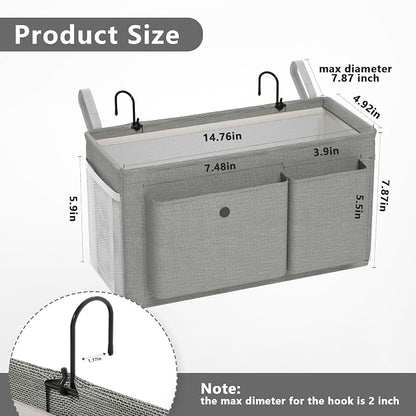 Bedside Caddy Bedside Storage Hanging Organizer - Image 2