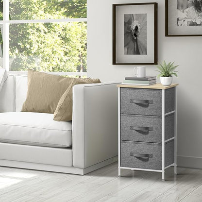 Sorbus Nightstand with 3 Drawers - Image 6