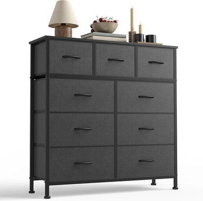 Sweetcrispy 9-Drawer Fabric Dresser Storage Tower by Sweetcrispy