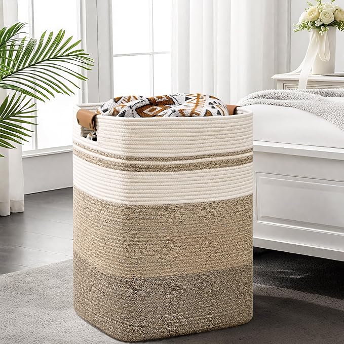 Laundry Hamper, 85L Tall Laundry Basket - Image 2