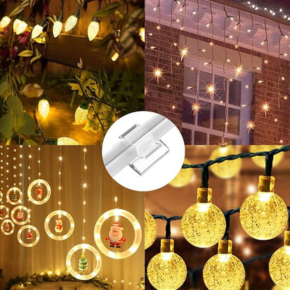 Adhesive Cable Clips Cord Organizer Clear, Outdoor Light Clips - Image 6