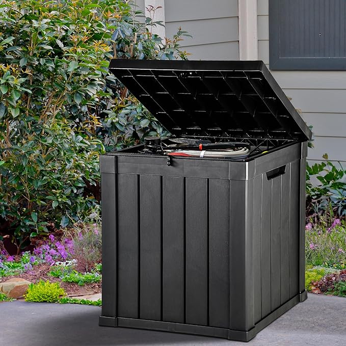YITAHOME Deck Box, 51 Gallon Weatherproof Outdoor Storage Container - Image 4