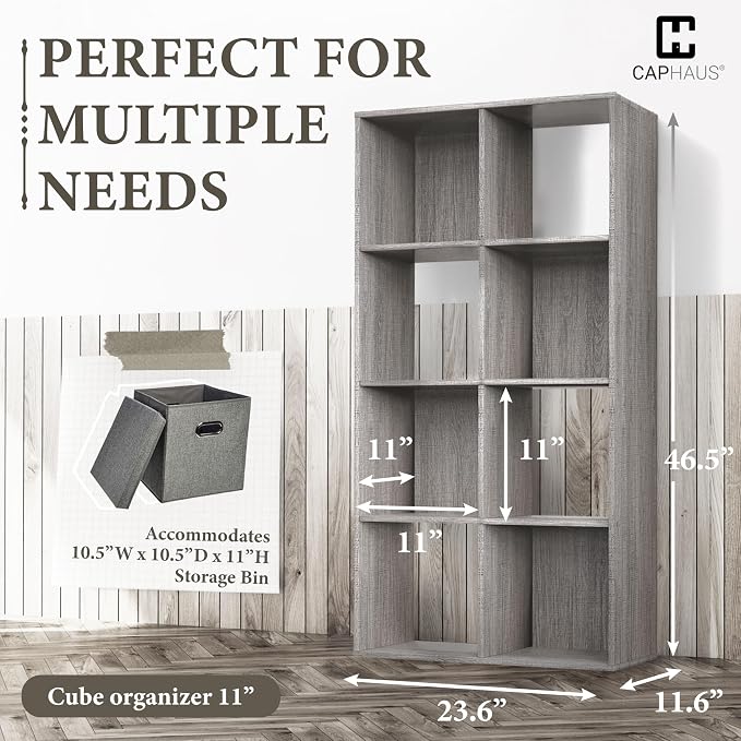 CAPHAUS Sturdy Room 11-Inch Cube Storage Organizer Shelf, - Image 3