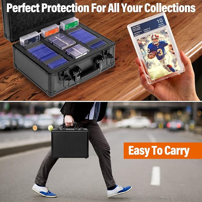 Graded Card Storage Box, Top Loaders Storage Case, Sports Trading Card Box - Image 7