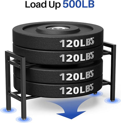 Dumbbell Rack Weight Stand Holder 2-Tier 31 IN Adjustable Weight Rack - Image 4