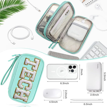 COSHAYSOO Electronics Organizer Bag Travel - Image 4