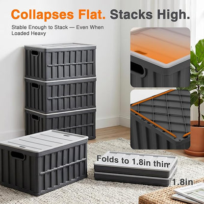 Citylife 64L Collapsible Storage Bins - Image 4