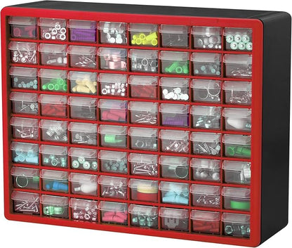 Akro-Mils 64-Drawer Plastic Drawer Storage Cabinet - Image 9