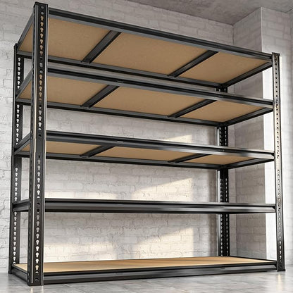 48"W Garage Shelving, 3050LBS Storage Shelves Heavy Duty, 5 Tier Metal Shelving by CypBedCozyHomeLiving