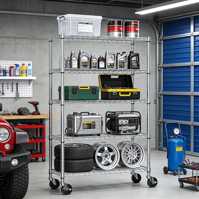 IZEUK 5-Tier Storage Shelving Unit - Image 6